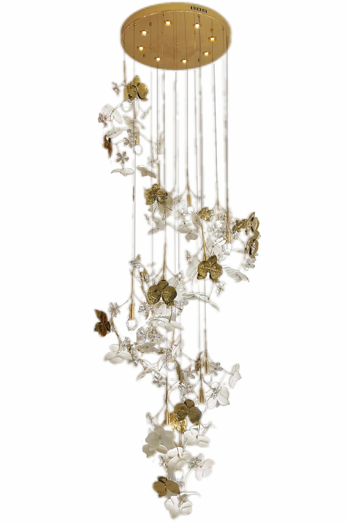 Drop Light - 6857 (16D) D700*H2600 French Gold