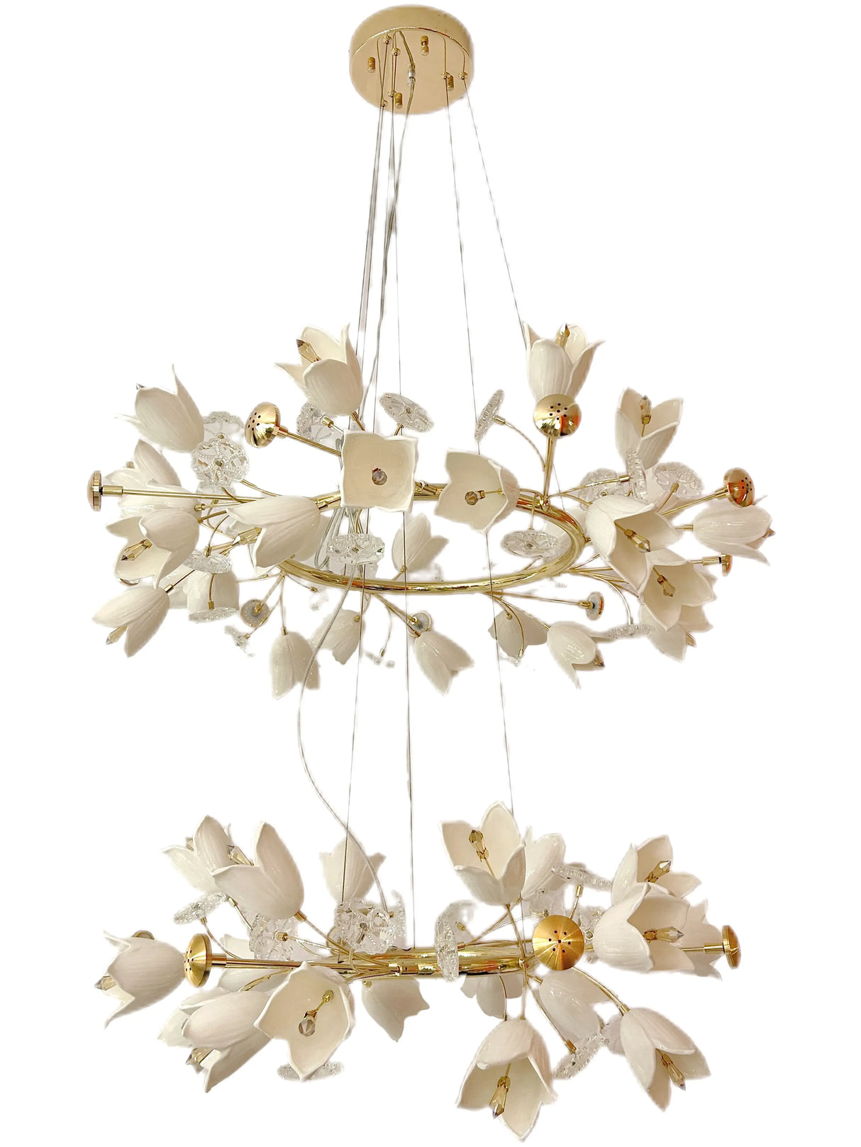 Drop Light - 6865 (6+9D) D830*H1500 French Gold