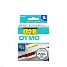 Dymo S0720880 D1 45808 Tape 19mm x 7m Black on Yellow Qatar