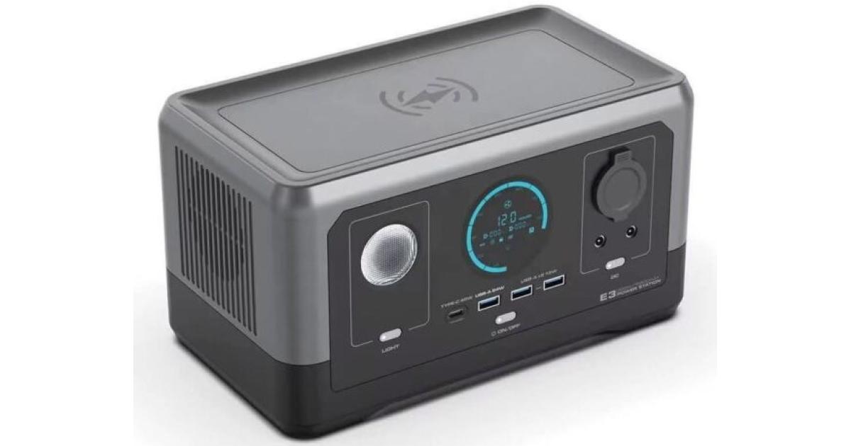 Toby’s TBS 77A (E-3) 300Wh Portable Power Station – 77000mAh, 150W Max, Wireless Charging