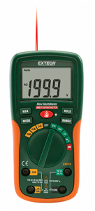 Extech EX210 8 Function Mini Digital MultiMeter with IR Thermometer QATAR