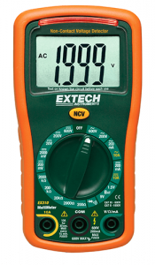 Extech EX320 8 Function Mini MultiMeter + Non-Contact Voltage Detector QATAR