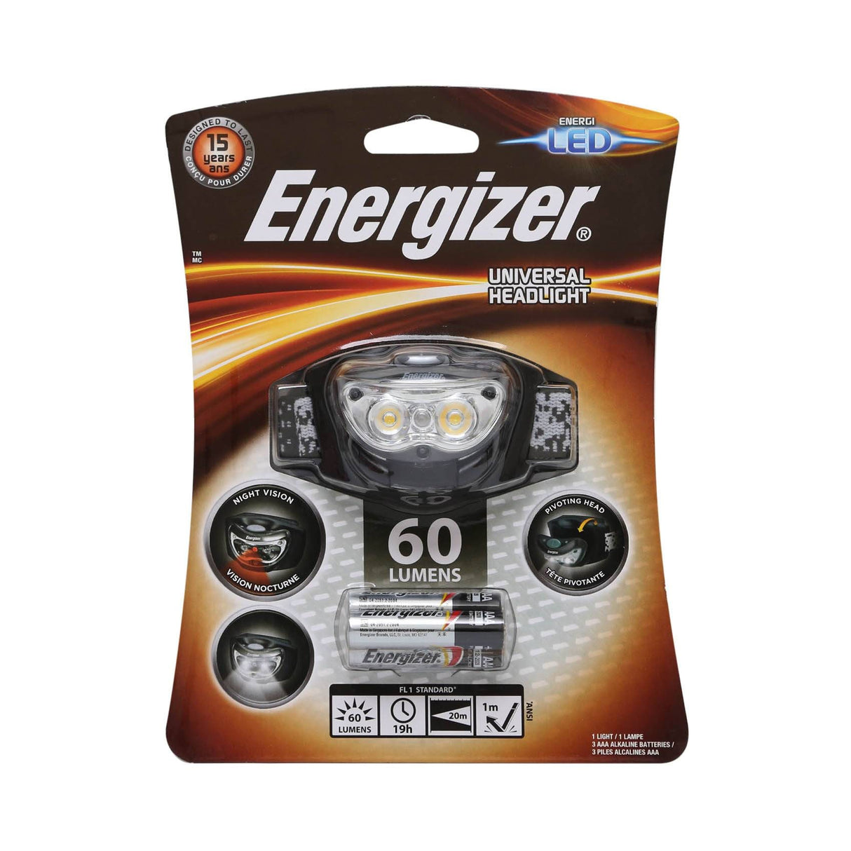 Energizer Flashlight Headlight 3AAA Qatar