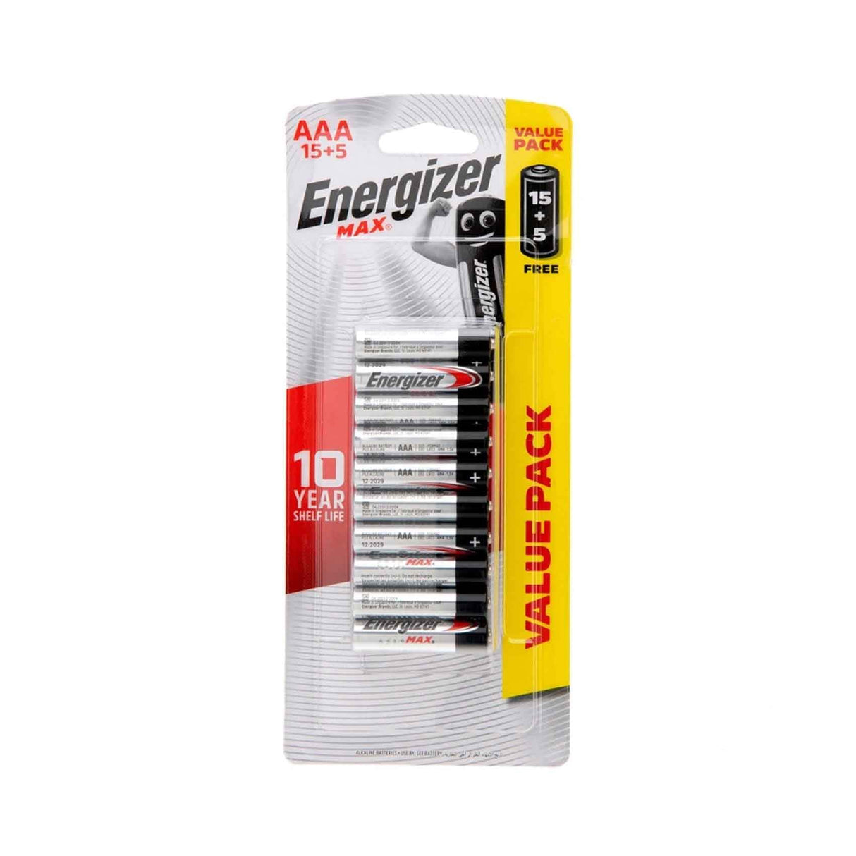 Energizer Max AAA 15+5 Qatar