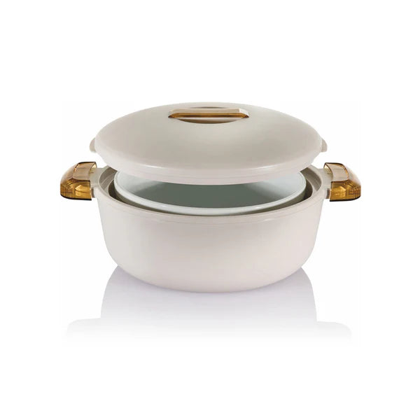 Enjoy Thermal Food Carrier Colorado 2.8L White/Amber