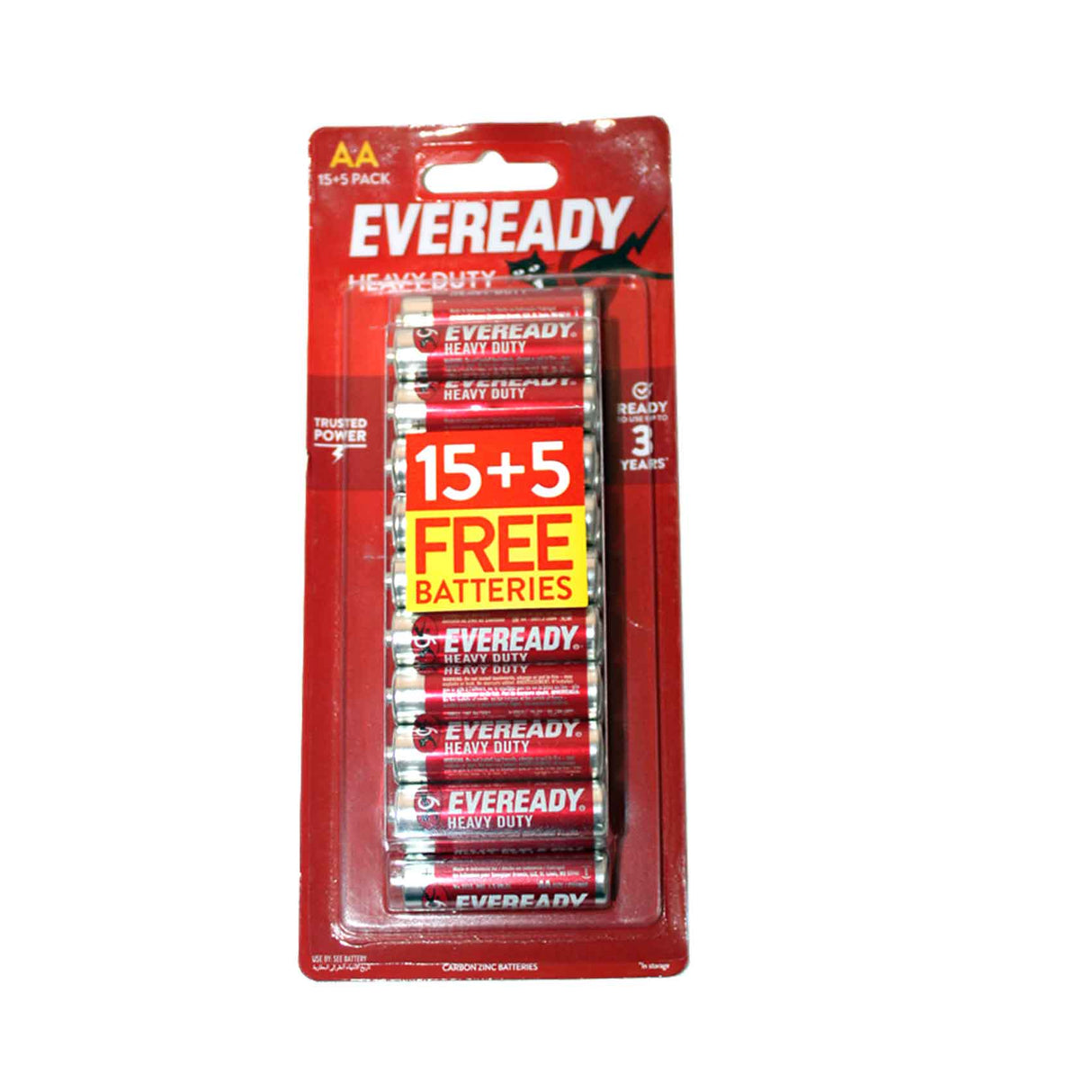 Eveready AA Battery Pack – 20 Pieces