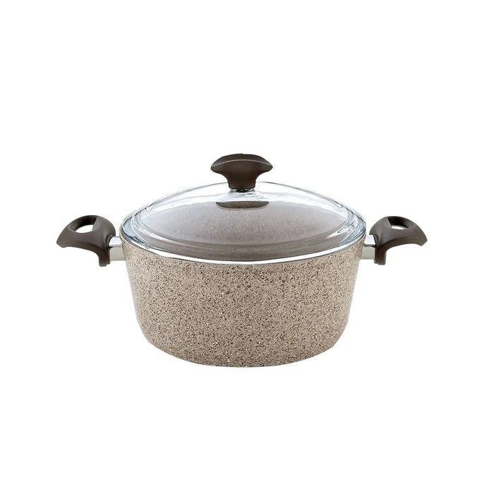 Falez 26 Cm Creamy Granite Casserole