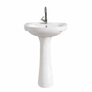 Repose Wash Basin with Pedestal
