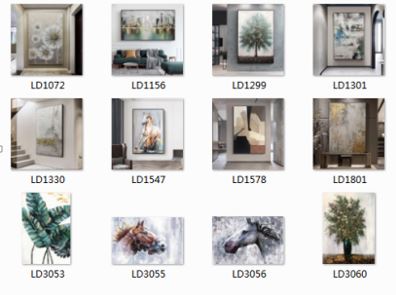 FFO13-3 Abstract Wall Art 80x120cm