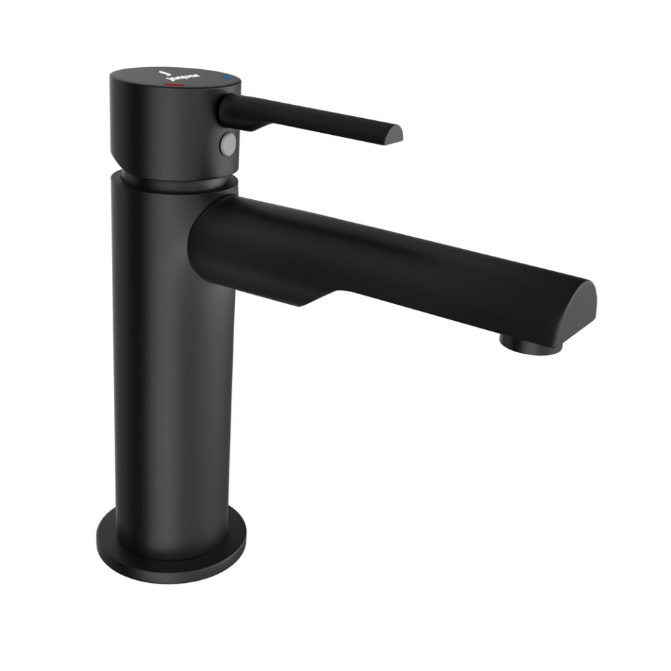 Single Lever Basin Mixer - Black Matt