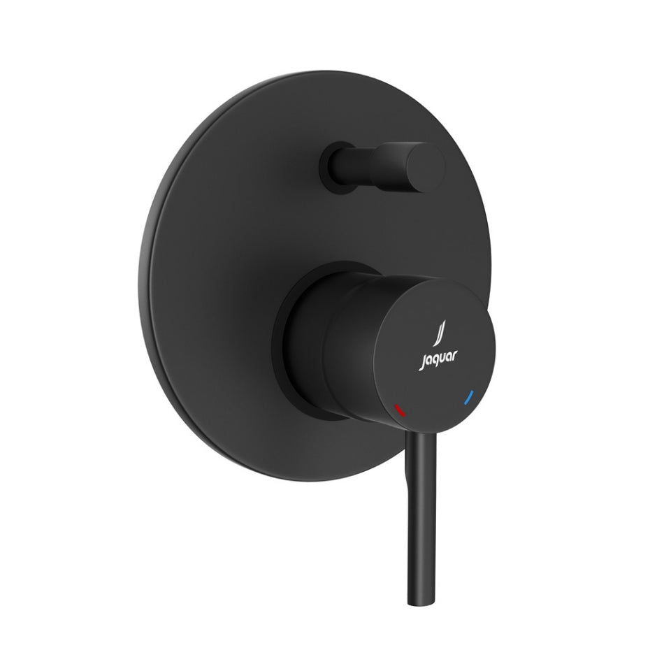 Single Lever Exposed Parts Kit of Diverter - Black Matt