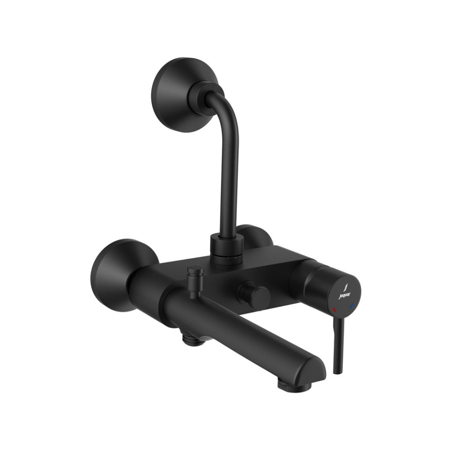 Single Lever Wall Mixer 3-in-1 System - Black Matt