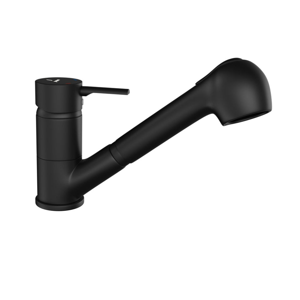 Single Lever Sink Mixer - Black Matt