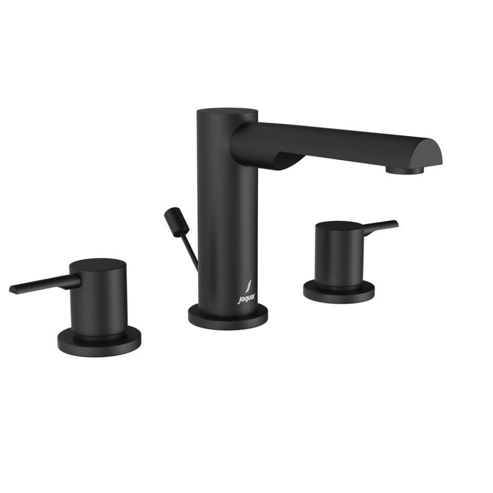 3-Hole Basin Mixer - Black Matt