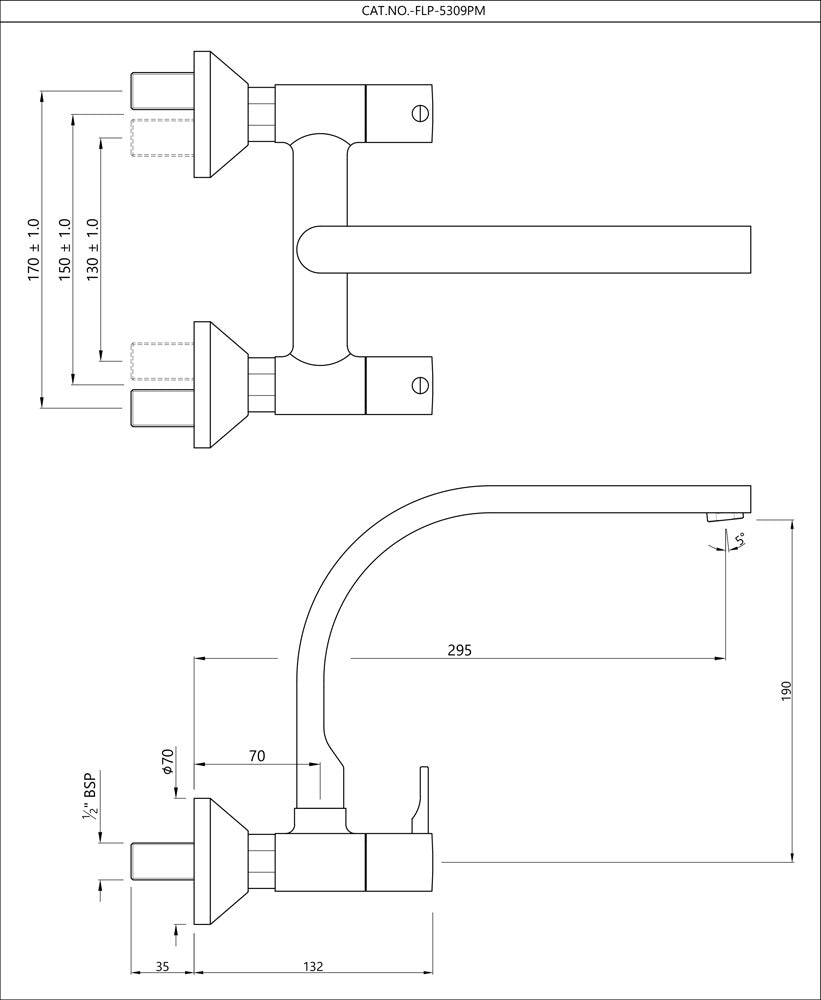 Sink Mixer - Black Matt