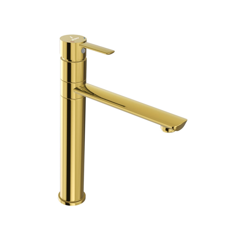Single Lever Sink Mixer - Gold Bright PVD