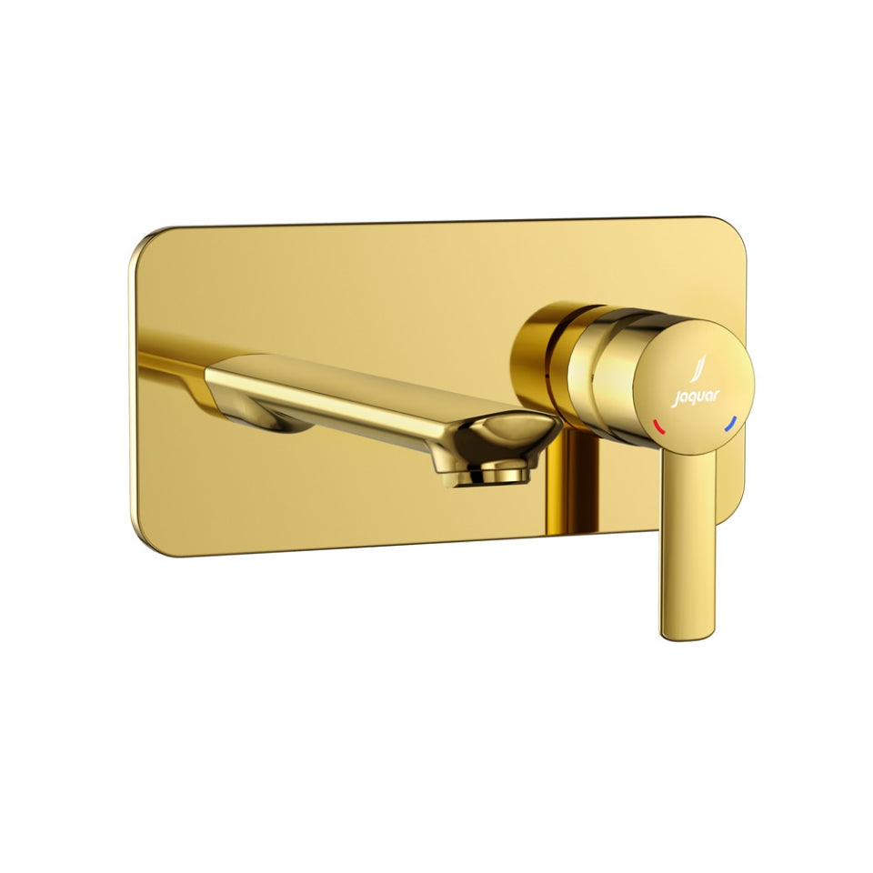 Exposed Part Kit of Single Lever Basin Mixer - Gold Bright PVD