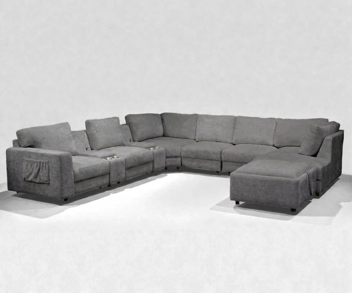 Smart Amelia Corner Sofa (Biege) Fabric-1955/05
