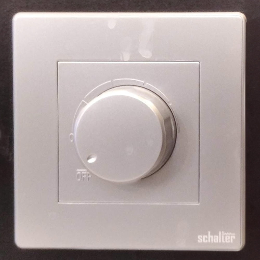 1 Gang Fan Controller 600w Silver