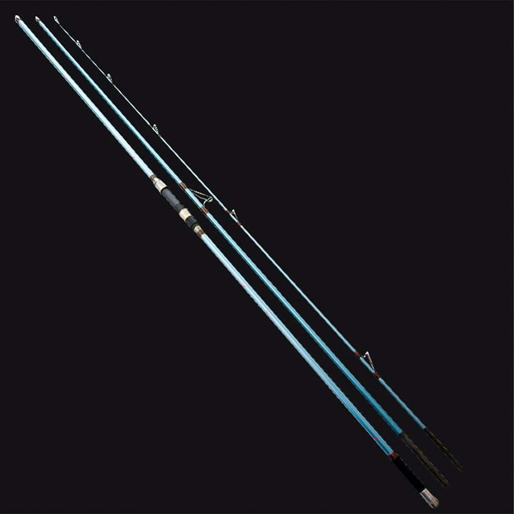 Ferocious 4.2m Carbon Fast Action Fishing Rod (blue & White)
