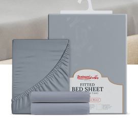 Fitted Bedsheet + Pillow Cover (Single)