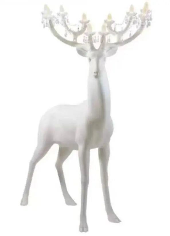 Floor lamp-YF108-700*680*1350-Fiberglass-White(without crystal bowl)