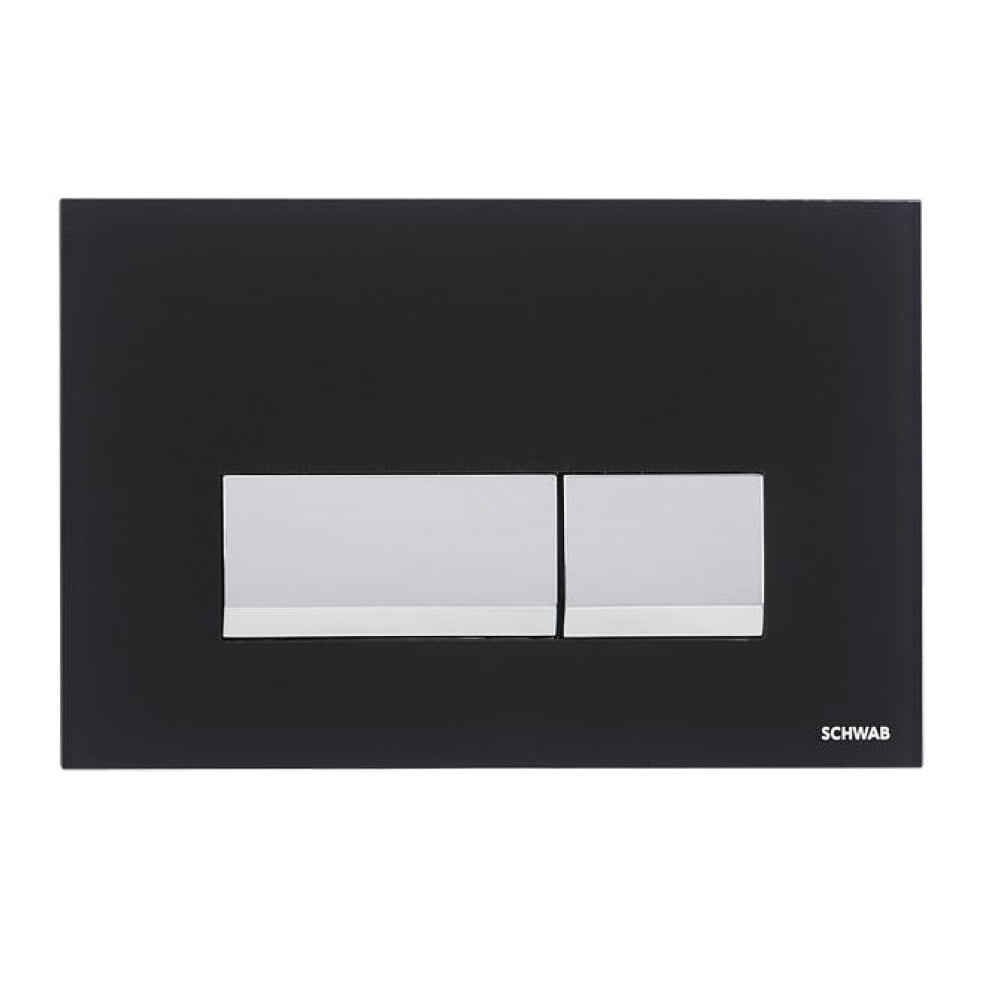 Flush Button Magnus Glass White