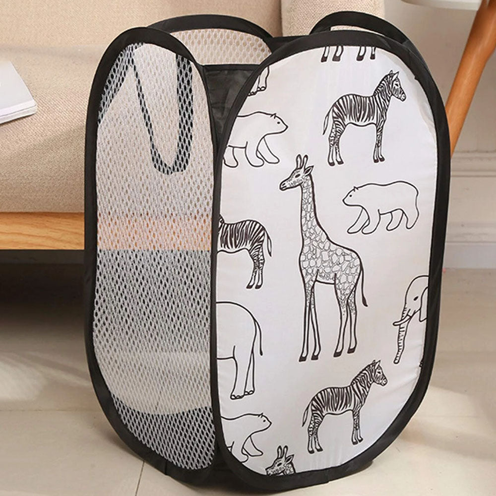 Foldable Mesh Laundry & Toy Organizer