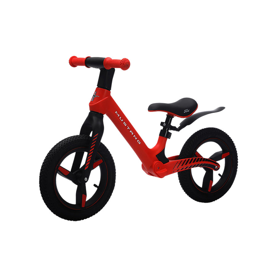 FORD MUSTANG Zoomer Bike Red Adjustable Seat Kids Balance Bike
