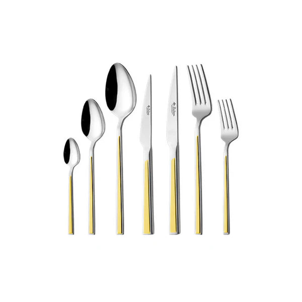 Seden Gaia 90-Piece Gold Coated Cutlery Set