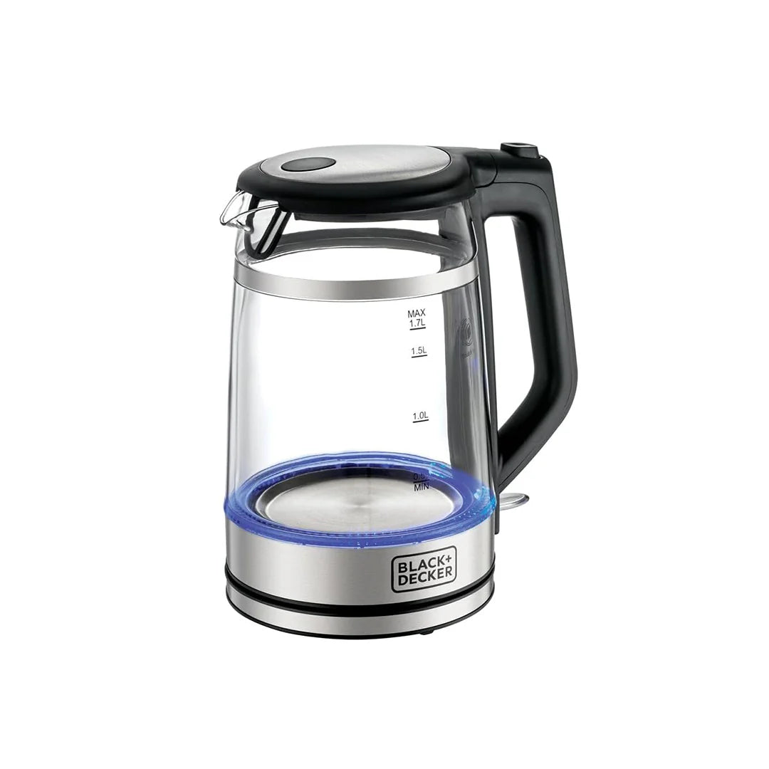 Black+Decker 1.7L Double Wall Glass Kettle