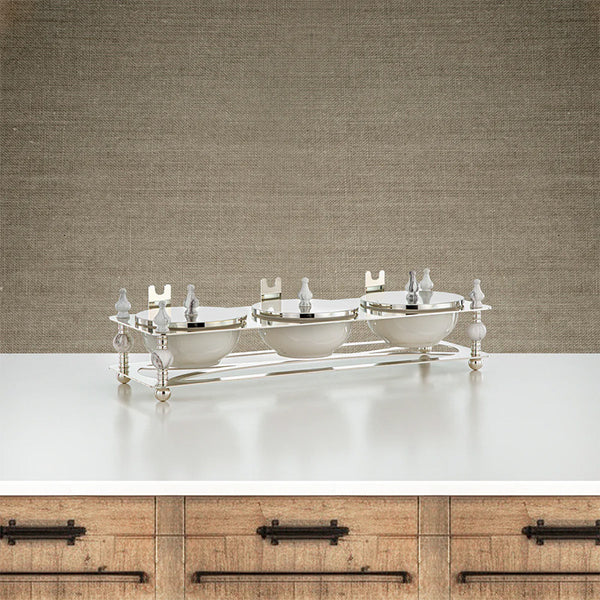 3 Part Silver Candy Set