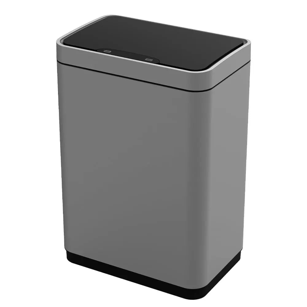 Smart Sensor Dustbin With Soft Closing Dark Grey BuyonBudget