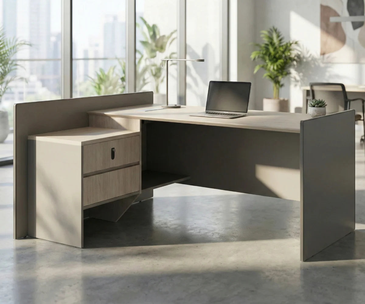 طاولة مكتب SY-BT8844-16 بطول 1.6 متر - يمين