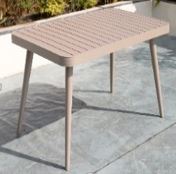 طاولة خارجية HD-X16 (130 × 90 سم، صندوق واحد = قطعة واحدة)