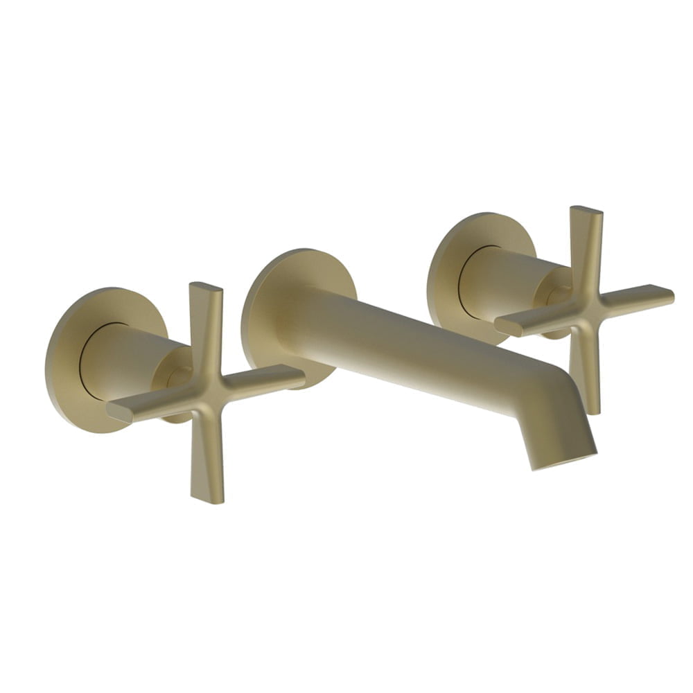 Helix 3 Holes Deck Mounted Basin With Click Clack Waste - (soft Brass) 78317sb-090
