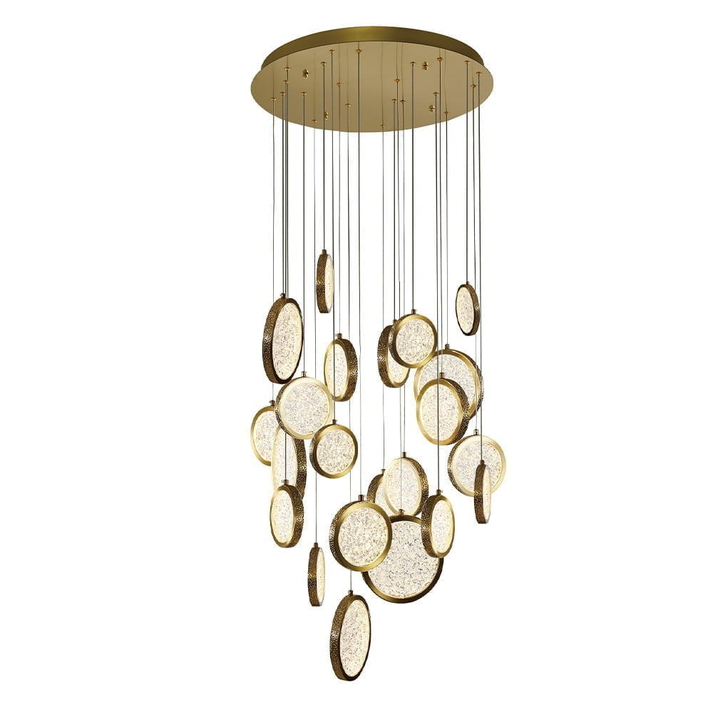 Modern Ceiling Crystal Chandelier Hanging Light - Omg0728-24heads