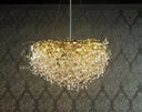 Hanging Lights - OMG0908 D80*H45cm Metal + Crystal (Gold)
