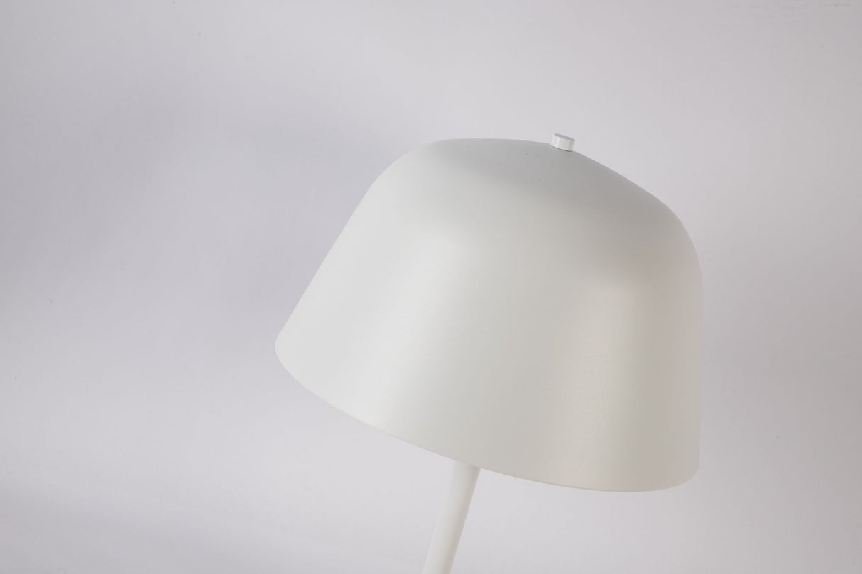 Floor lamp-913F2-H1720 D380-White-Metal+Glass