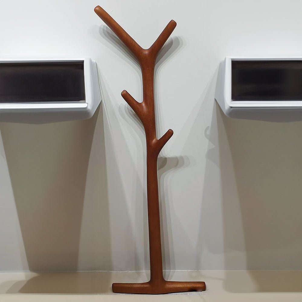 Iroko Wooden Towel Hook Rack