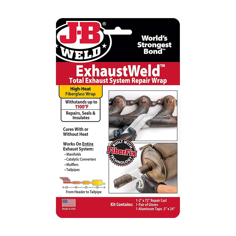 غلاف من الألياف الزجاجية من Jb Weld Exhaustweld