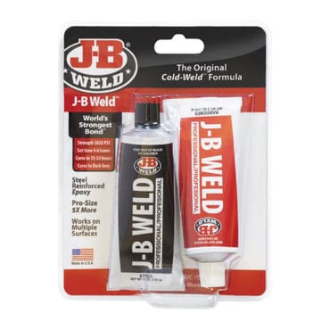JB Weld Steel Epoxy Pro Size (2) Oz Twin Tubes Qatar