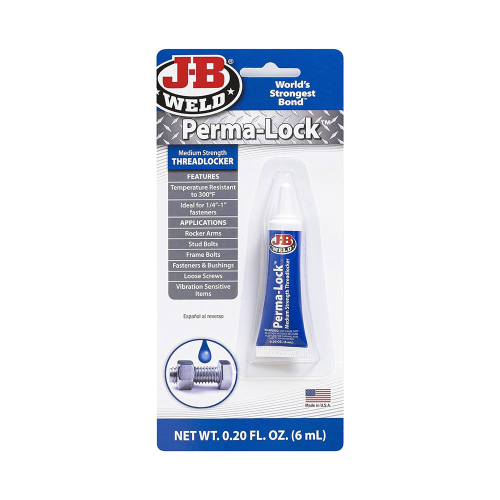 مانع تسرب الخيوط الأزرق Jb Weld Perma-lock سعة 6 مل