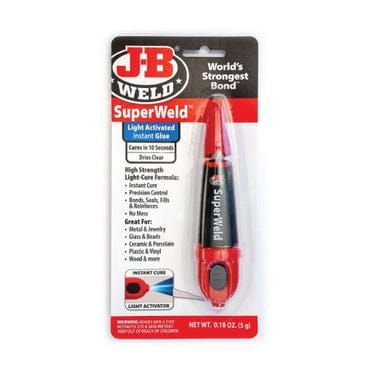 غراء JB weld Superweld الفوري المنشط بالضوء - قطر