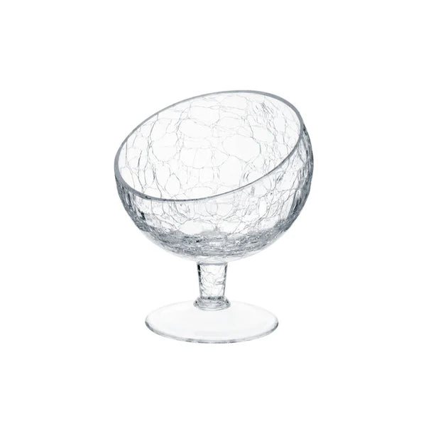 Alegre Glass 19x21 Cm Crystal Mignon Craked Vase