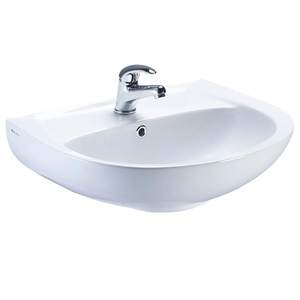 Kapia Wash Basin White - 60cm BuyonBudget