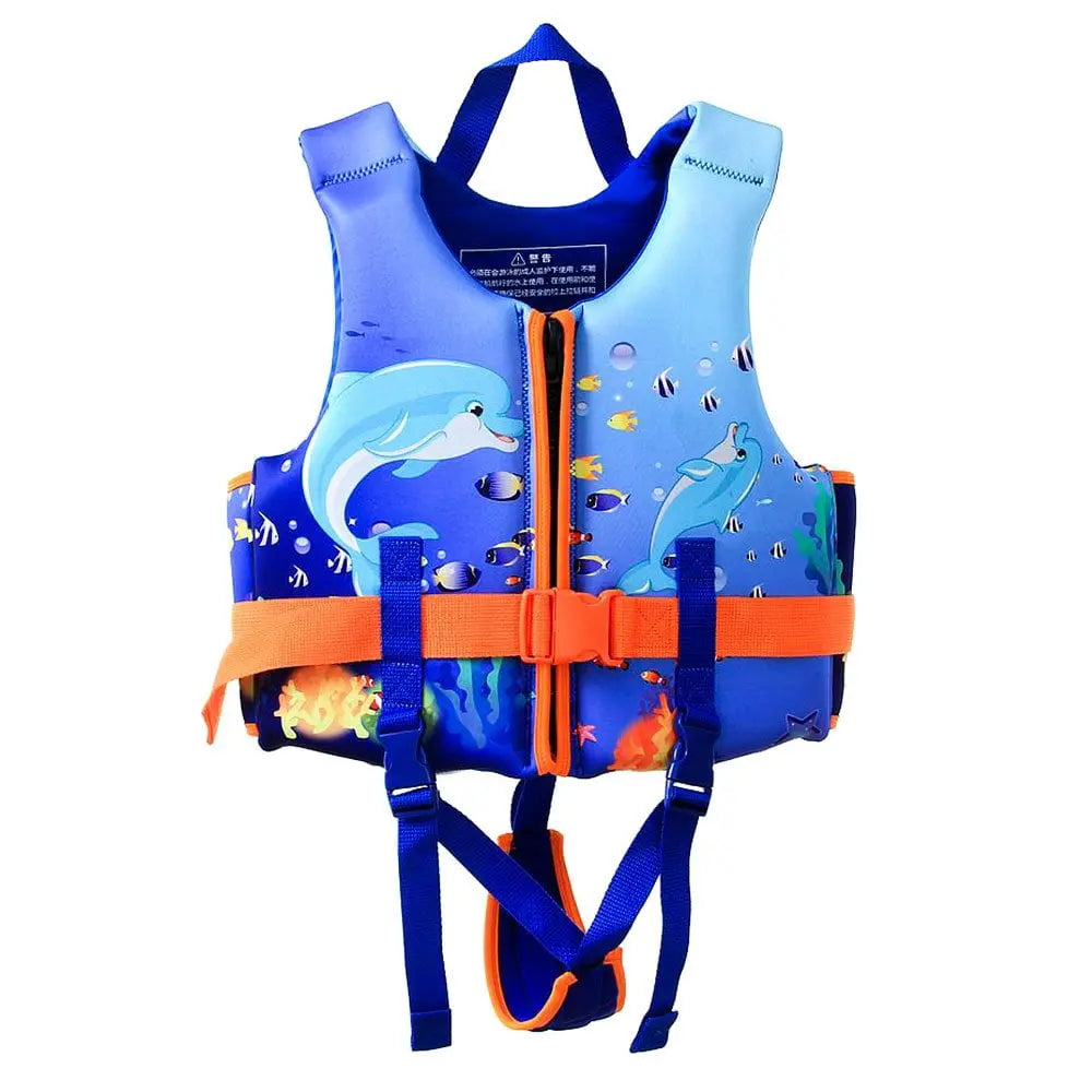 Kids Swimming Life Jacket Blue (medium) Bob kids