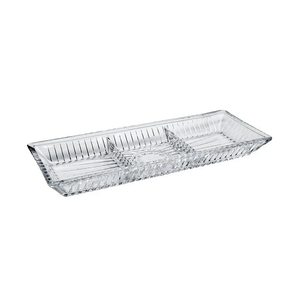 Alegre Glass 39x15x4 Cm Crystal Service Tray