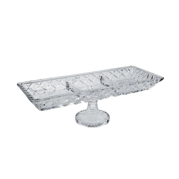 Alegre Glass 39x15x11.5 Cm Crystal Service Tray