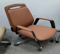 Low Back Chair B828 Brown